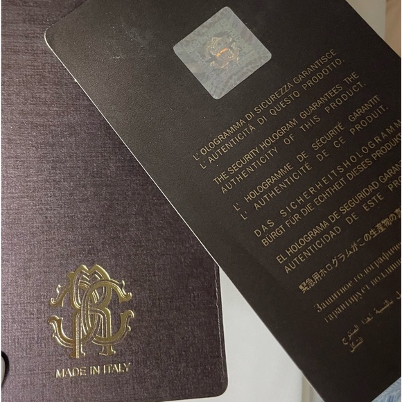 Roberto Cavalli V-neck plunge evening dress Sz 44 - Picture 3 of 13